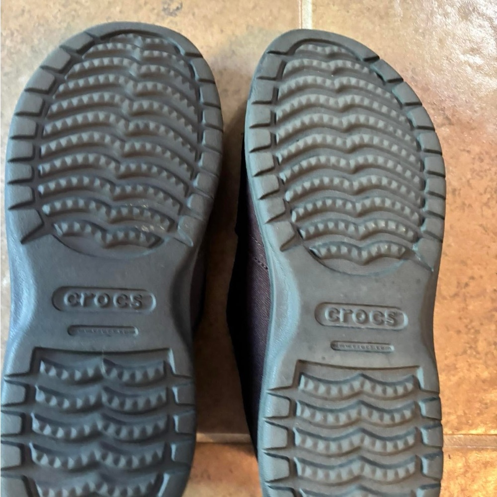Crocs Men's Black Slip-On Shoes - Picture 3 of 3